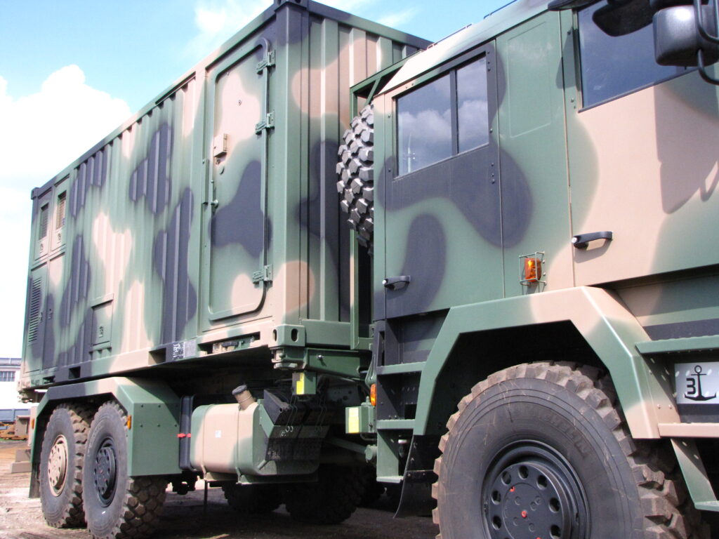 Mobile module of the command post