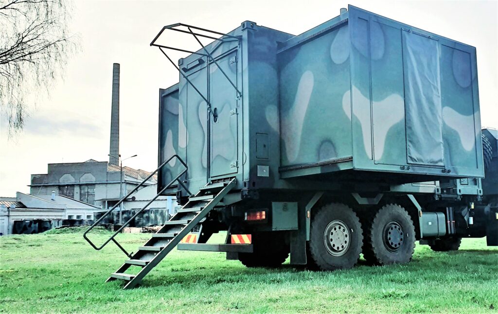 Mobile module of the command post